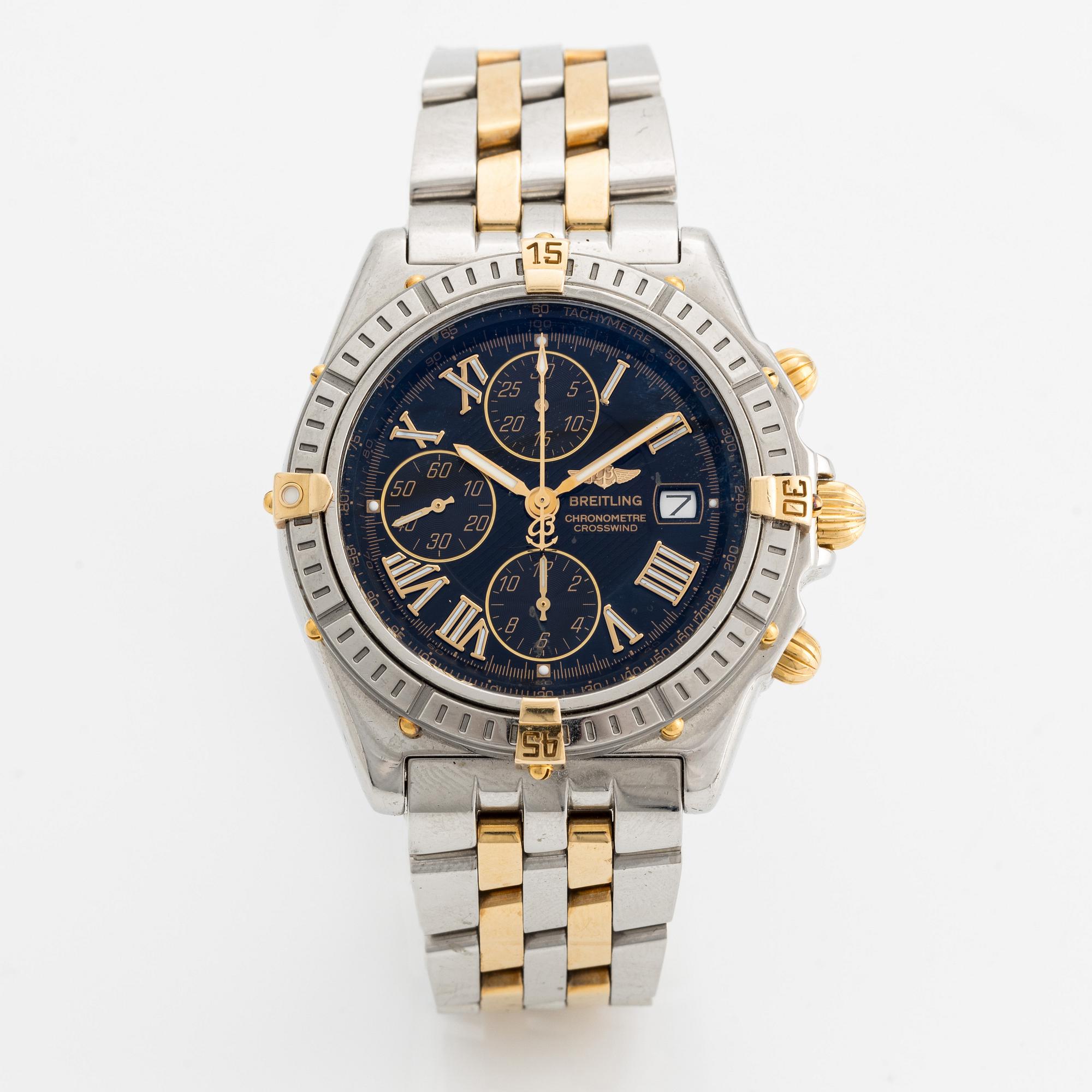 Breitling, Crosswind, wristwatch, chronograph, 42.7 mm.