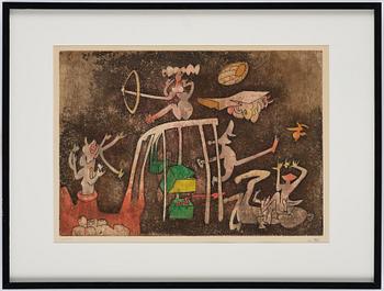 Roberto Matta, Utan titel from: "Hommage aux Prix Nobel" (Nobelprismappen).