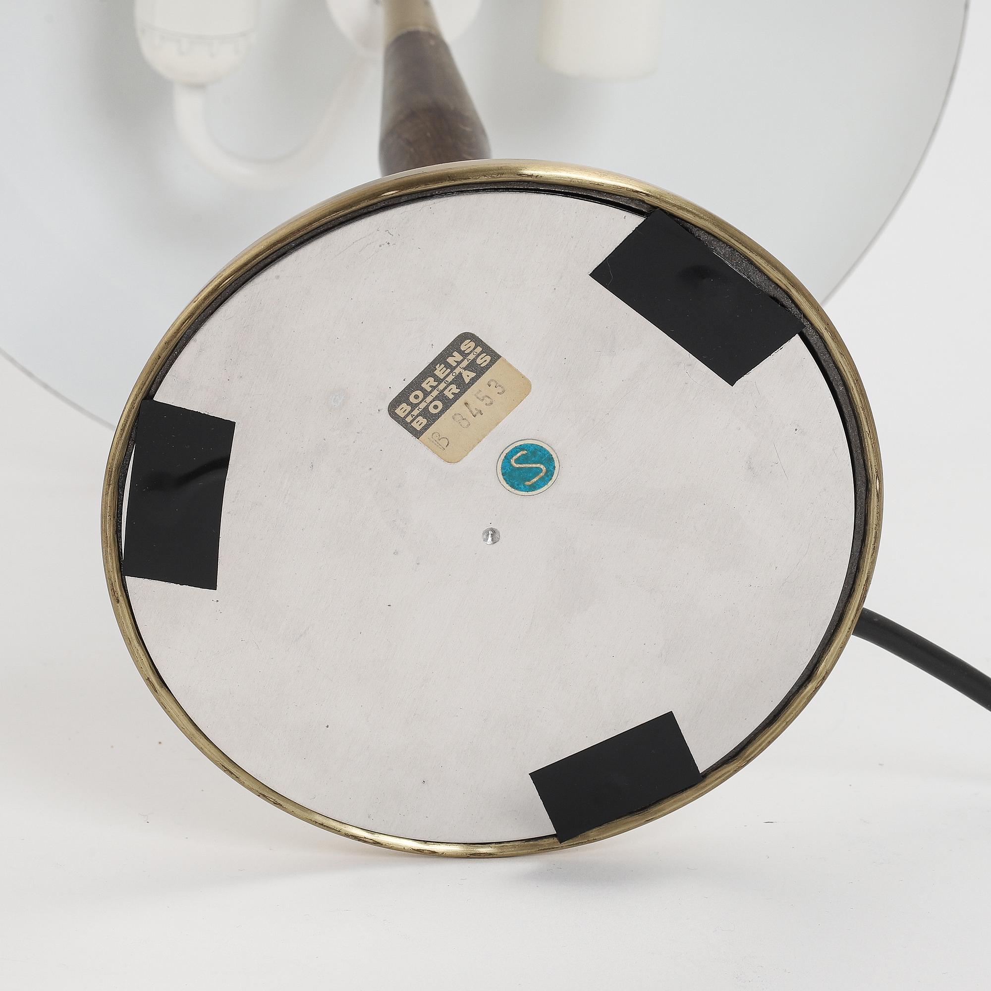 A table lamp, Boréns, Borås, mid 20th century.