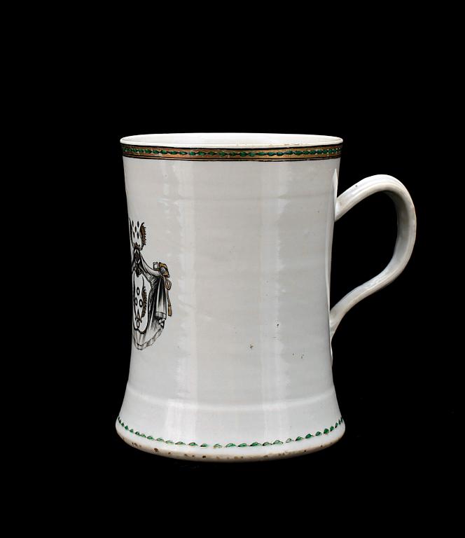 MUGG, porslin, Kina, Qing dynastin, Qianlong (1736-95).