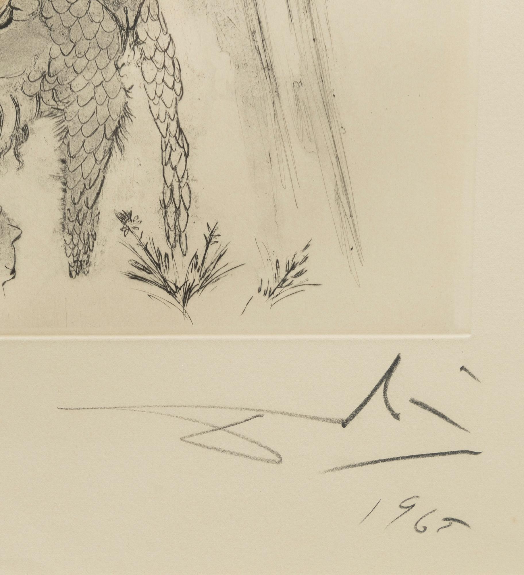 Salvador Dalí, "Athene", ur "Mythologie".