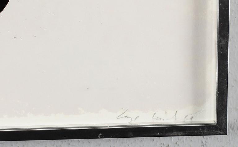 LAGE LINDELL, litografi, signerad, numrerad 34/36.