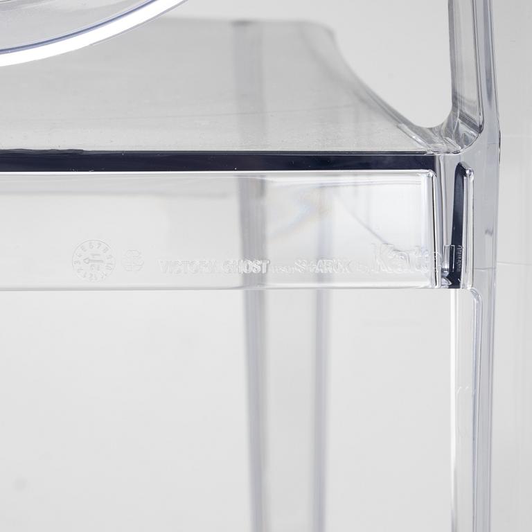 Philippe Starck, stolar, 4 st, "Victoria Ghost" för Kartell.