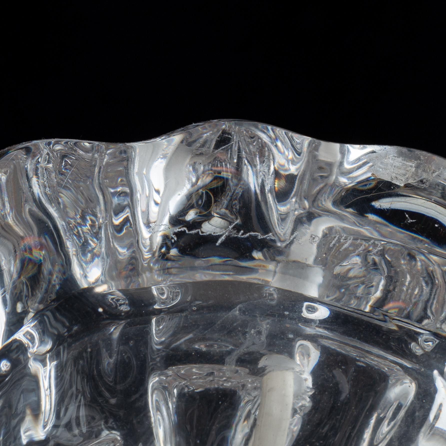 Carl Fagerlund, bordslampor, ett par, glas, Orrefors.