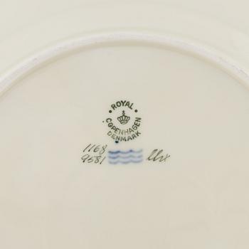 Royal Copenhagen, tallrikar, 11 st, porslin, "Fauna Danica".