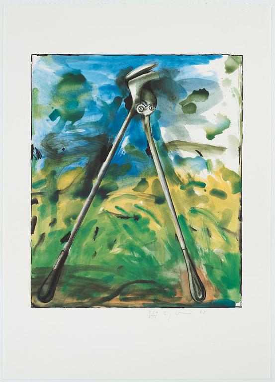 Jim Dine, "The Astra set" (fem set, 25 litografier).