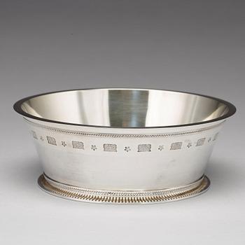 Wiwen Nilsson, skål, Lund 1945, sterling, delvis förgylld.