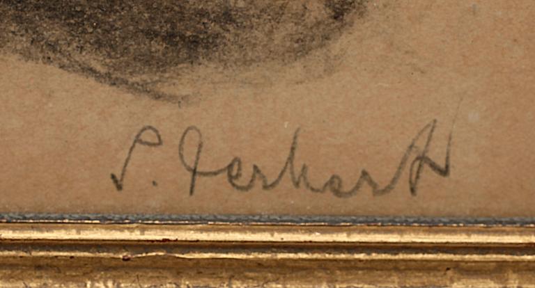 SIRI DERKERT, blyertsteckning, sign o dat -44.