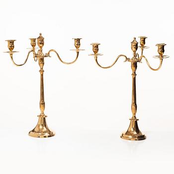 Candelabra, a pair, circa 1900.