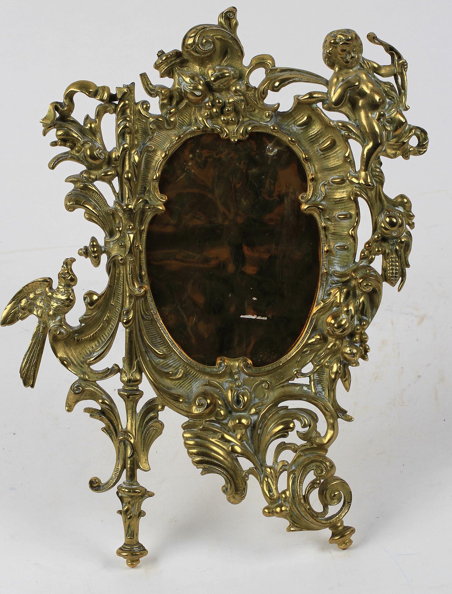 RAM, mässing, nyrokoko, 1800-talets slut.
