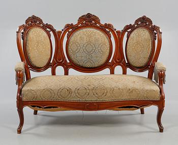 SOFFA, nyrokoko, 1800-talets andra hälft.