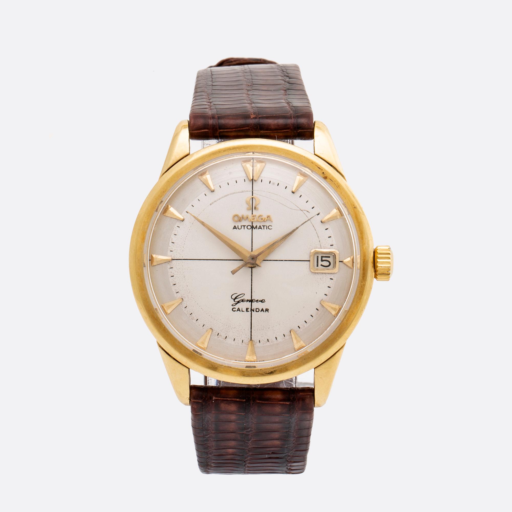 OMEGA, Genéve Calendar, wristwatch, 35 mm.