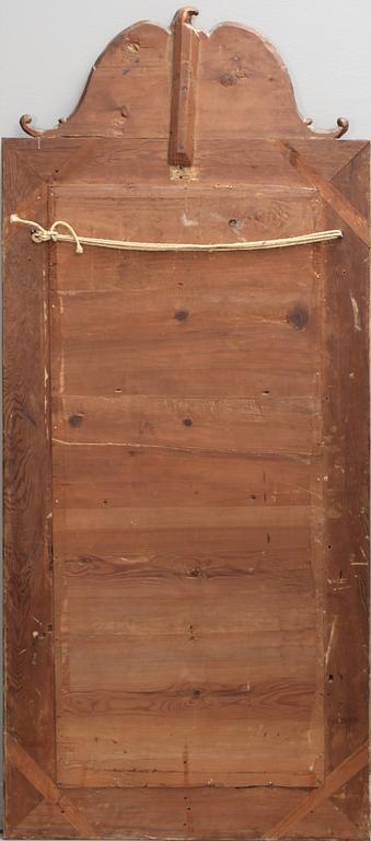 SPEGEL, nyrokoko, etikettmärkt E Ohlin, Wadstena, 1800-talets andra hälft.