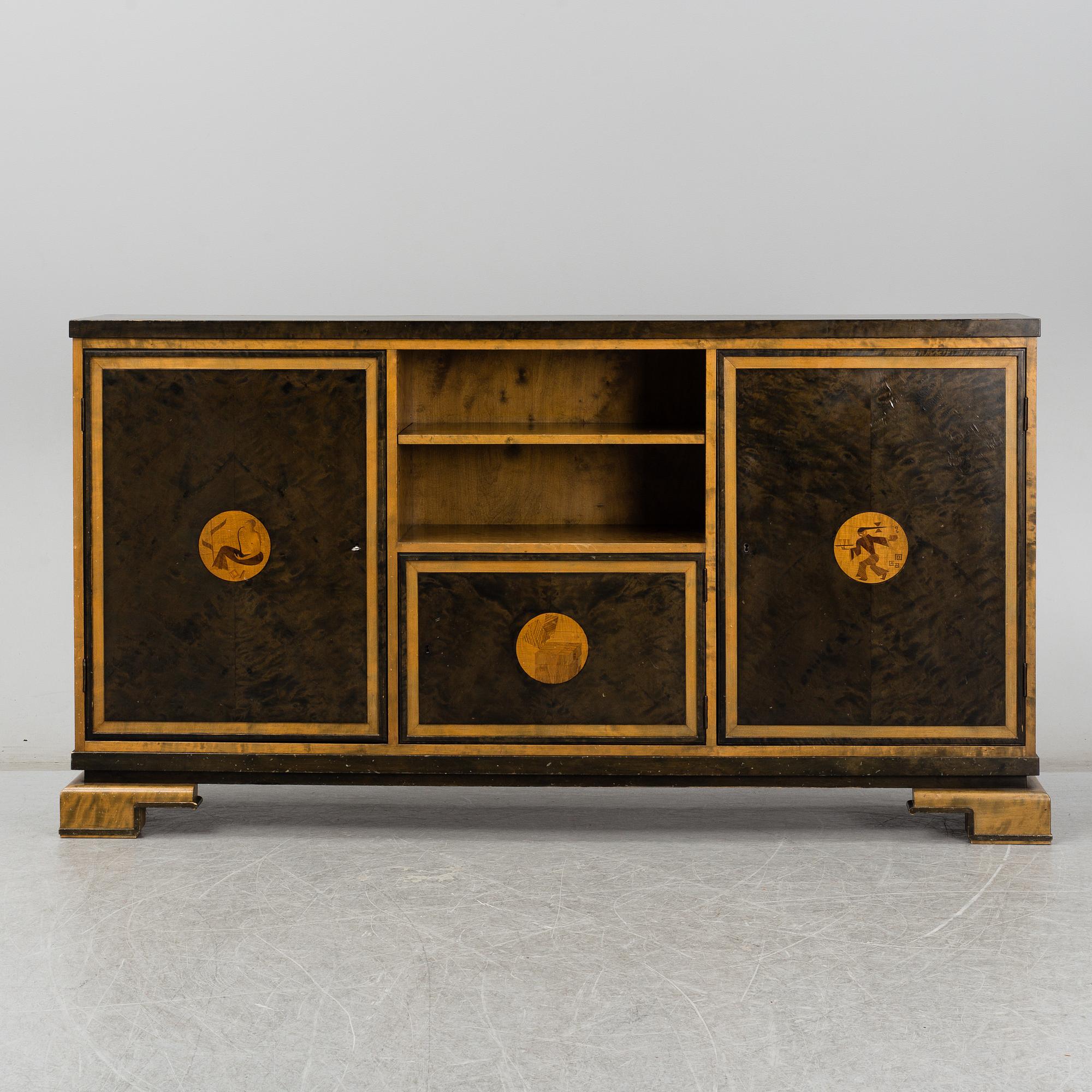 OTTO SCHULZ, skåp / sidebard, BOET, 1930-tal.