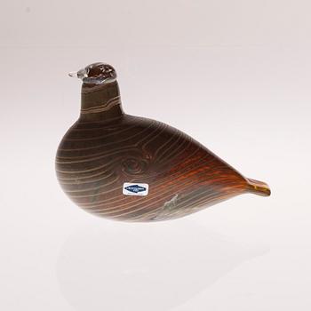 FIGURIN, glas, signerad O. Toikka, Nuutajärvi.