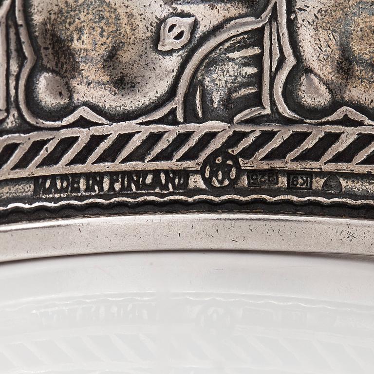 Kalevala Koru, a sterling silver 'Bear' bracelet. Helsinki 2011.