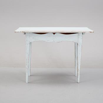 A painted table, 19th Century.