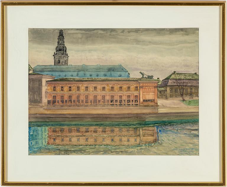 CARL JOHAN FORSBERG, watercolour, signed and dated MCM XXXIII 1933.