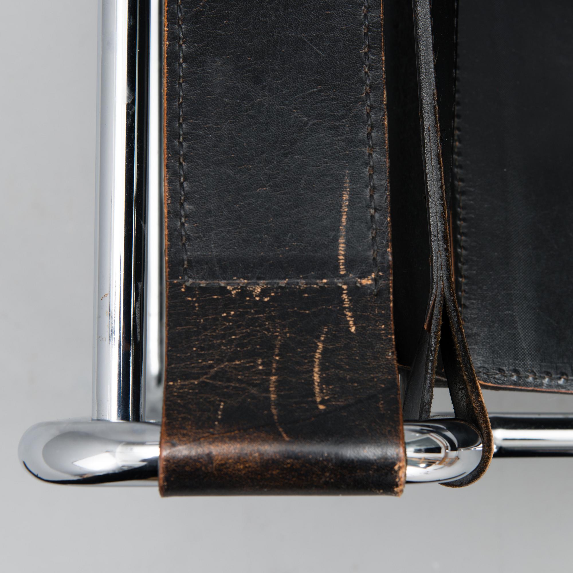 MARCEL BREUER, nojatuoli, "Wassily", 1970-luku.