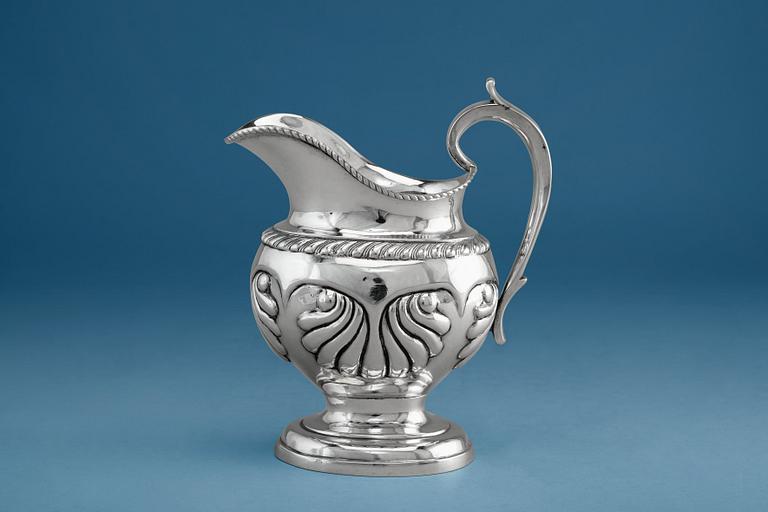 A CREAMER, silver. Roland Mellin Helsinki 1838. Height 12 cm, weight 132 g.