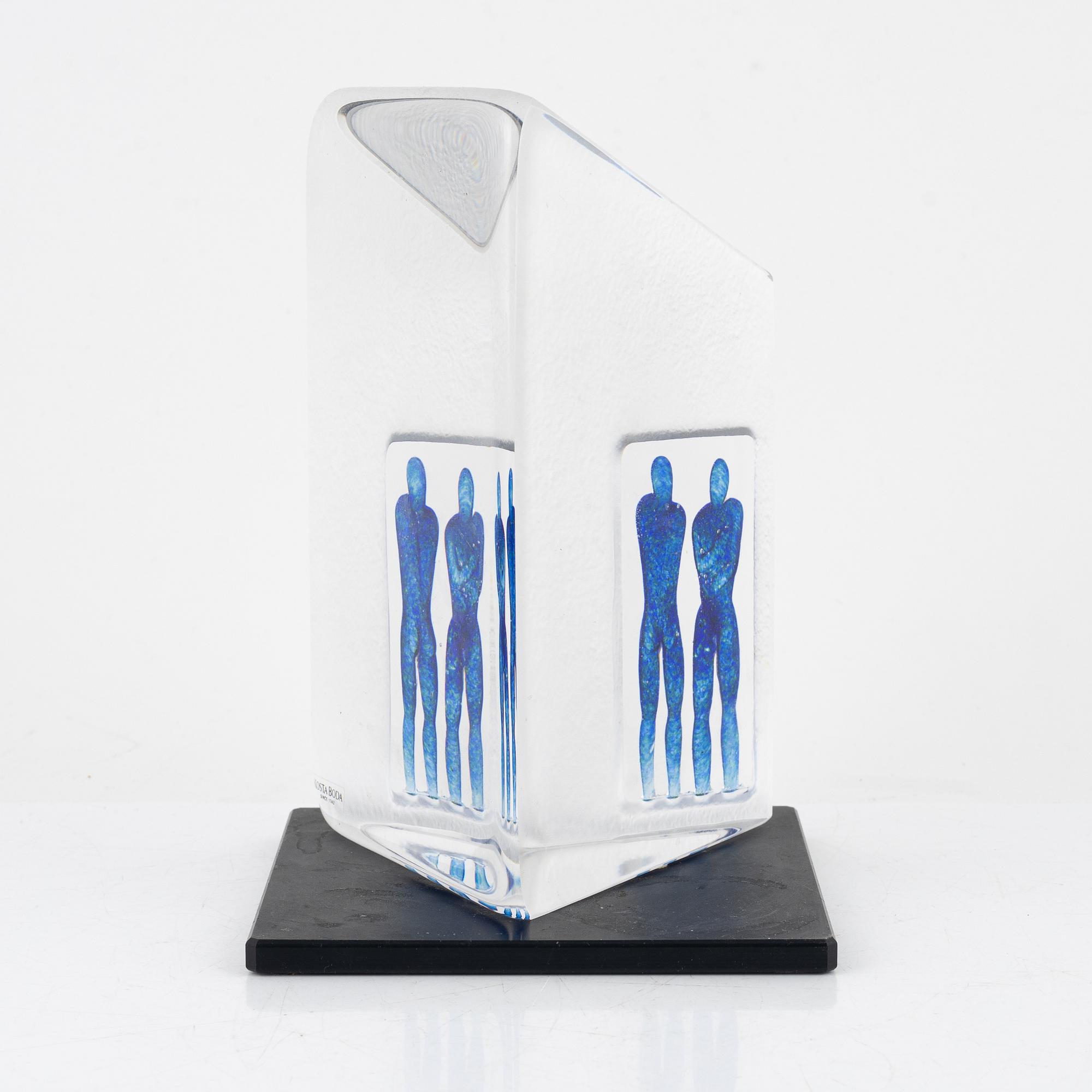 Bertil Vallien, a sculpture, Kosta Boda.
