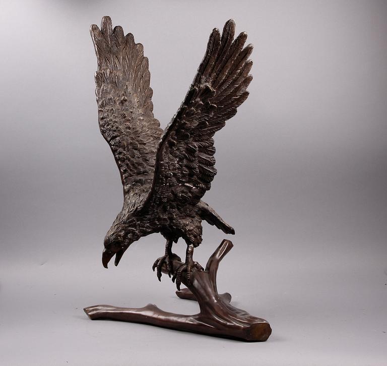 SKULPTUR, metall, 1900-tal.