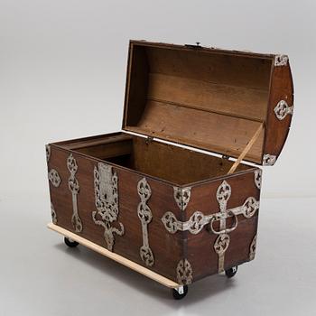 A Baroque chest, dated 1777.