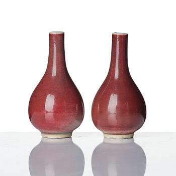 A group of monochrome miniatures, Qing dynasty, 18/19th century.