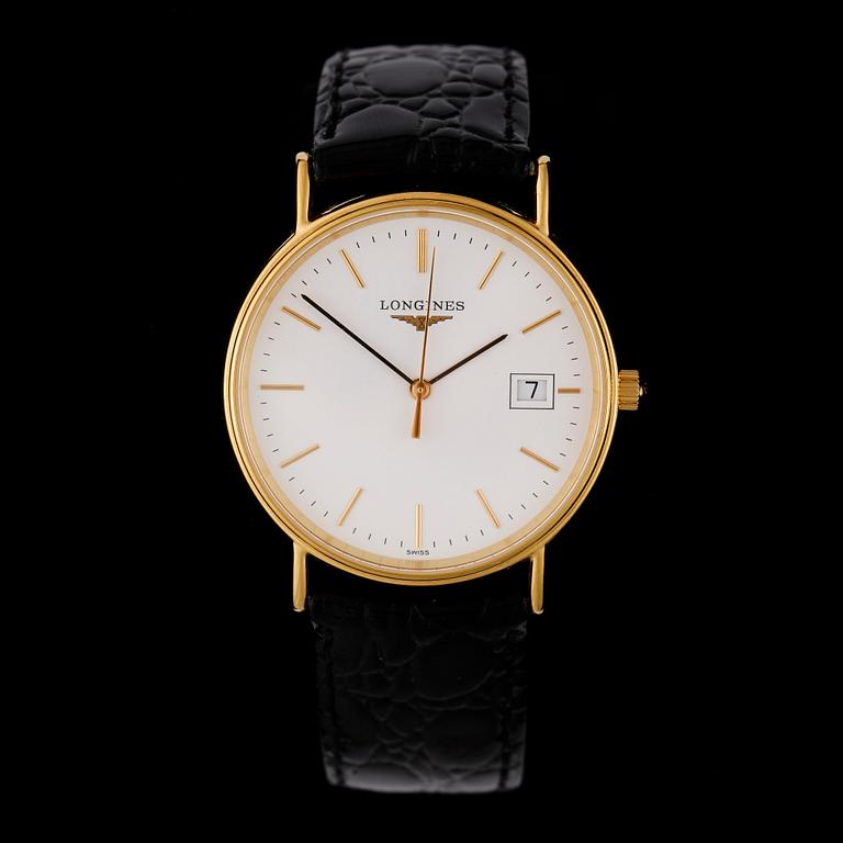 ARMBANDSUR, herr, Longines, doublé/stål, 2000-tal.