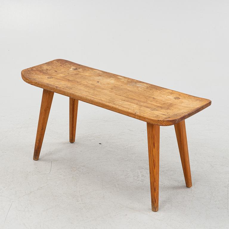 Carl Malmsten, a 'Visingsö' stool, second half of the 20th Century.