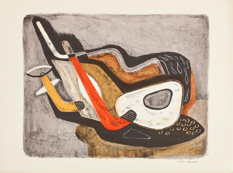 GRAFIKPORTFÖLJER, 3 st, Sven X:et Erixson, Max Walter Swanberg samt Nils Wedel.