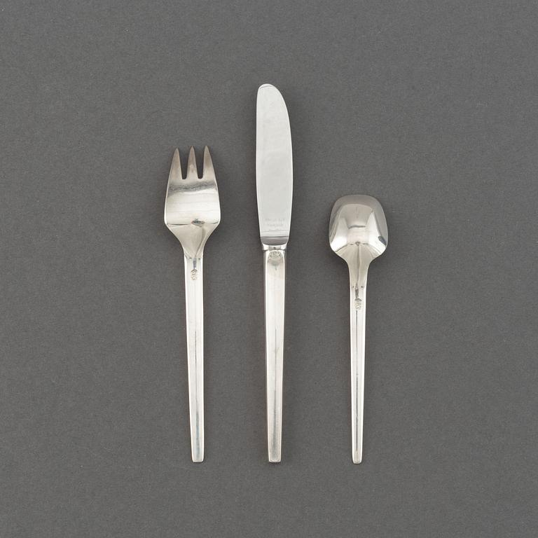 A sterling silver cutlery, GAM Silfur, Reykjavik, Island, 1970s. (36 pc).