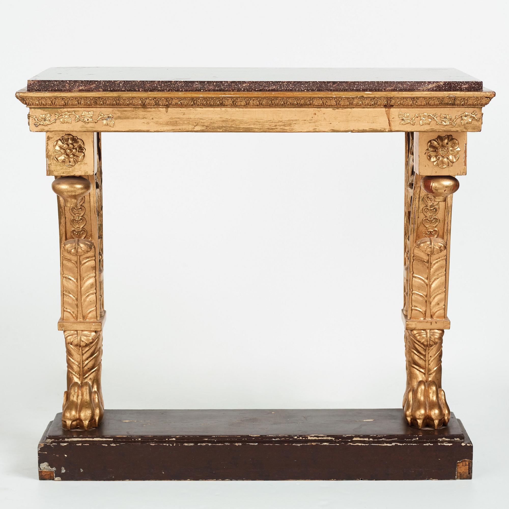 KONSOLBORD. Stockholmsarbete 1800-talets början, Empire.