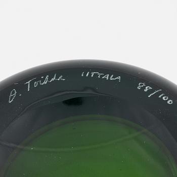 Oiva Toikka, vase, 'Bamboo', Ittala, signed and numbered 88/100.