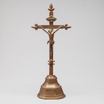 KRUCIFIX, koppar, 1700/1800-luku.