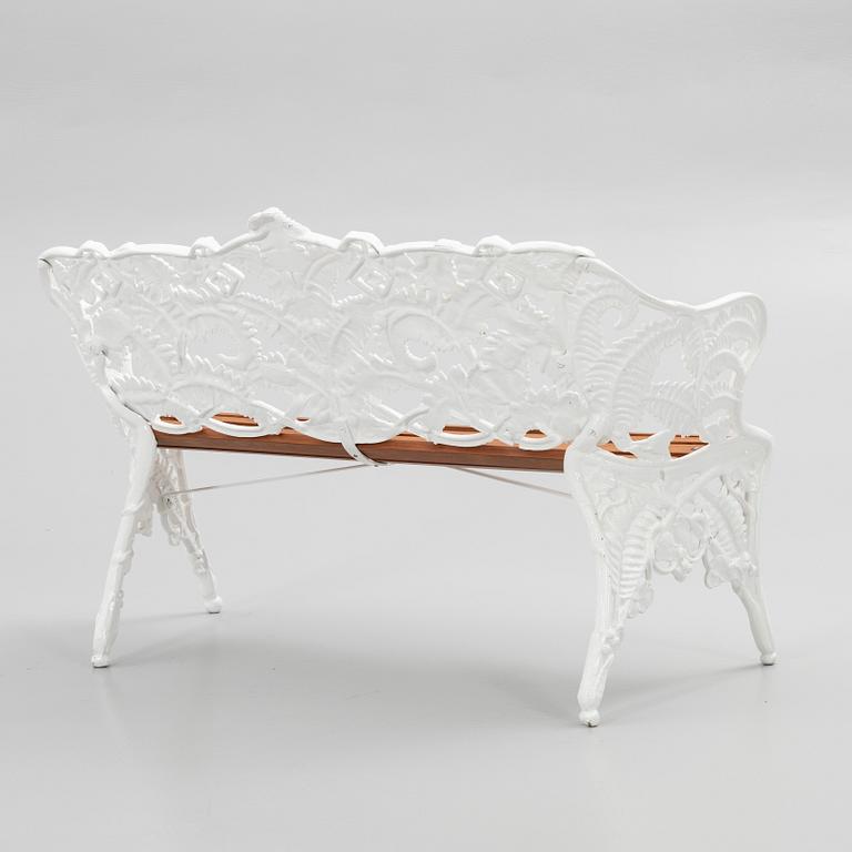 Garden sofa, "Ormbunke", Melins Metal Foundry Anderstorp, 20th century.