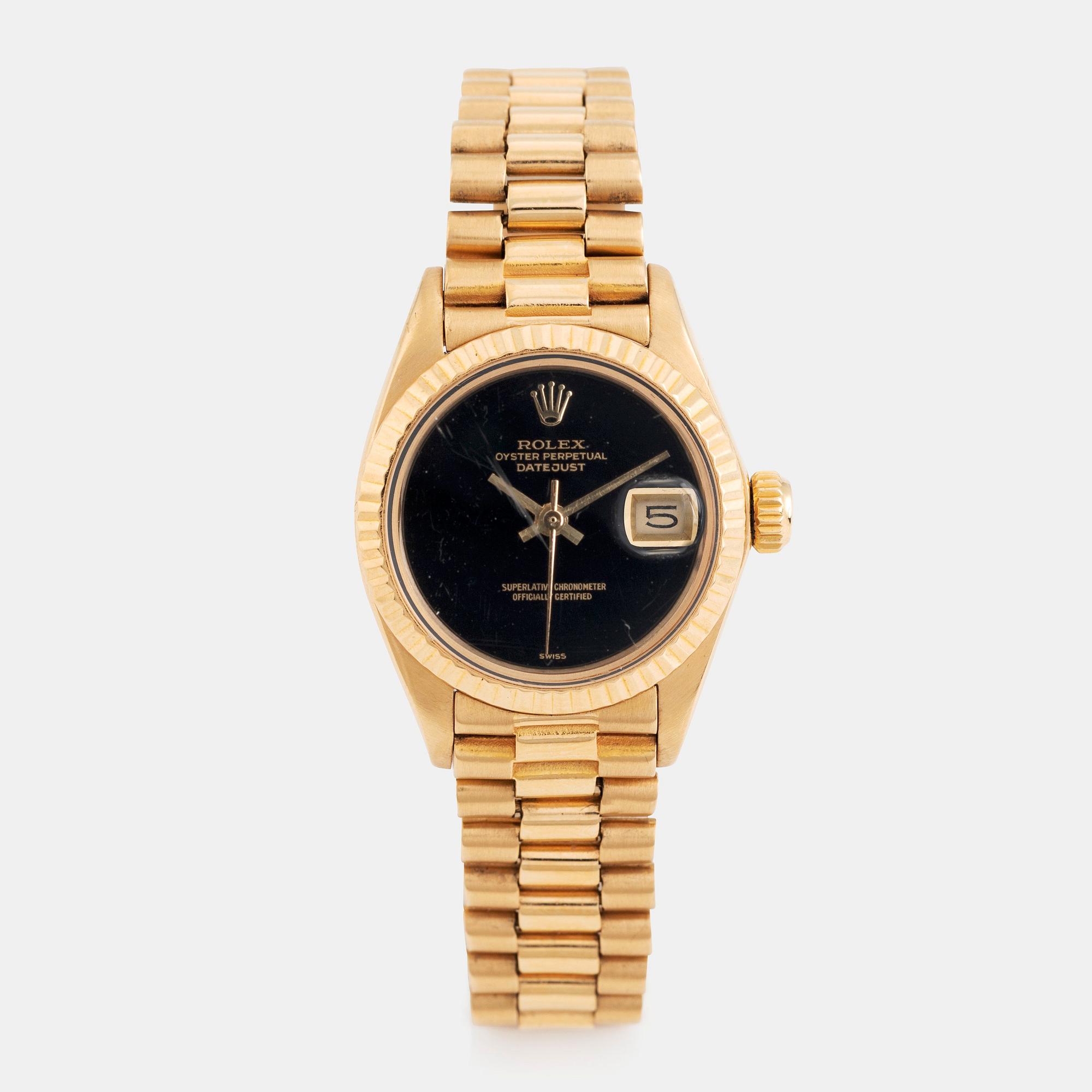 Rolex, Datejust, "Onyx Dial", ca 1979.
