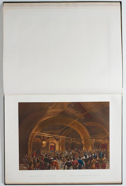 The Magnificent  Coronation Album of Emperor Alexander II and Empress Maria Aleksandrovna 1856.
