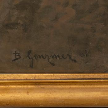 BERTHOLD GENZMER, oil on canvas, signed.