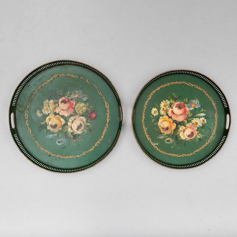 BRICKOR, 2 st, plåt, 1800-/1900-tal.