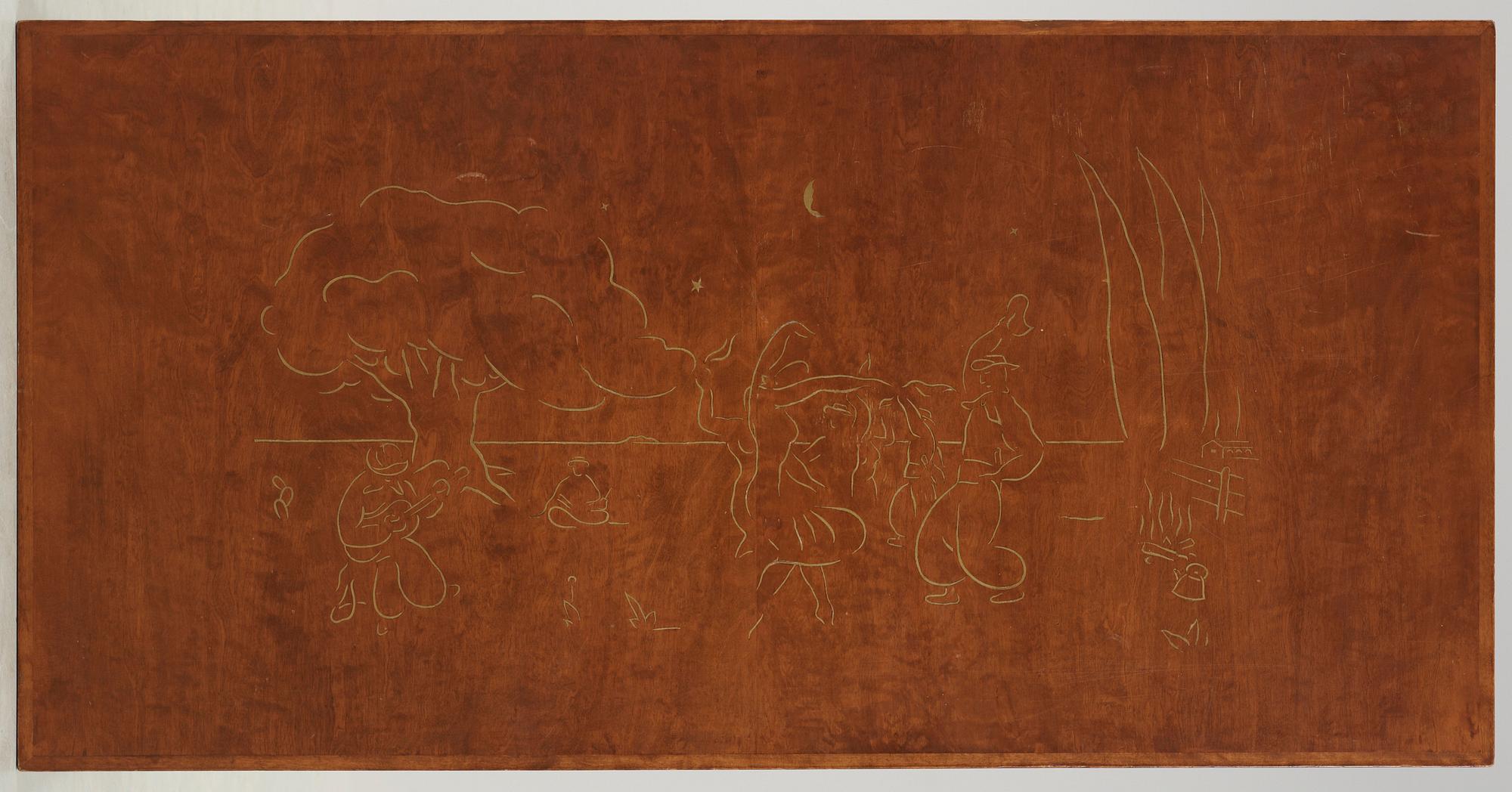 BIBLIOTEKSBORD, art deco, 1920-tal.