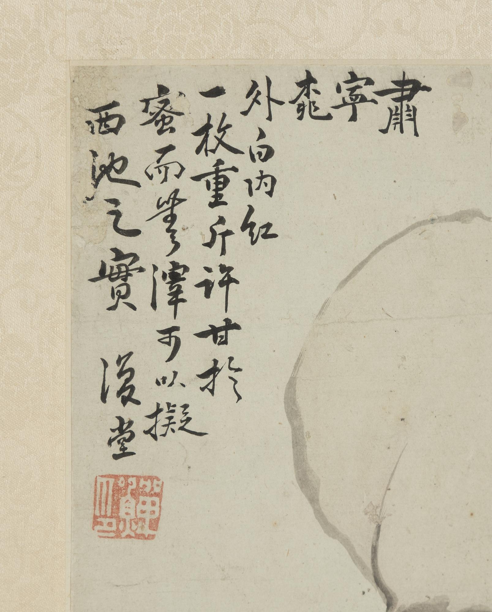An album page, ink and colour on paper, after Li Shan (1686-1756/62).