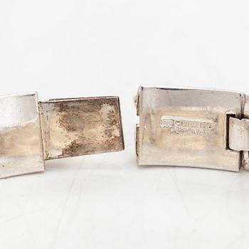 Björn Weckström, a sterling silver 'Corrente' bracelet for Lapponia 1996.