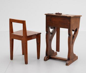 SKOLBÄNK och STOL, 1800-tal.