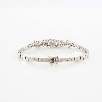 Armband 18K vitguld med diamanter ca 2,21 ct.