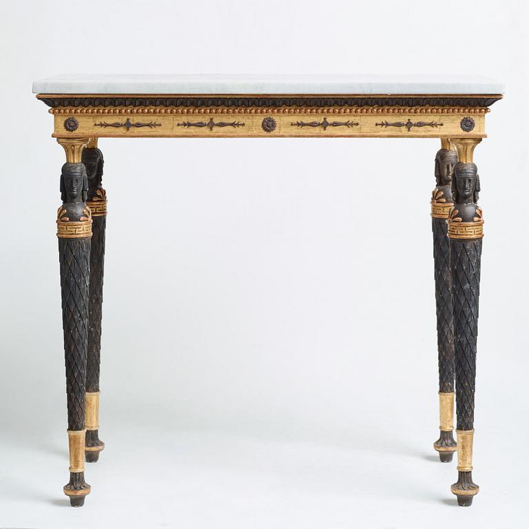 KONSOLBORD, Stockholmsarbete 1800-talets början, Sengustavianskt.