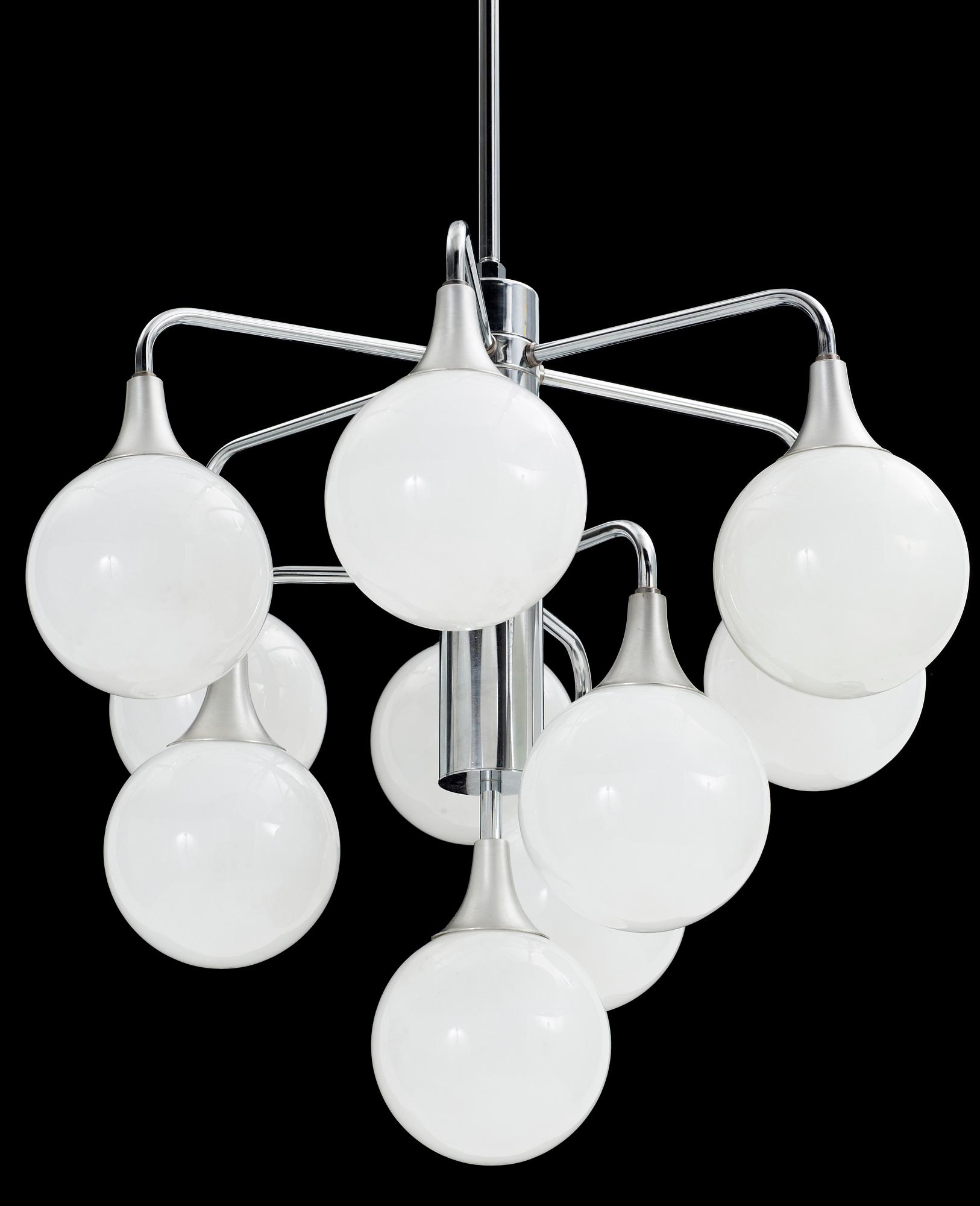 TAKLAMPA, art deco, 1900-talets första hälft. H ca 90.