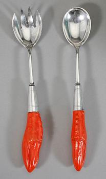 KRÄFTSERVIS, 14 delar, flintgods. Rörstrand 1920-tal.