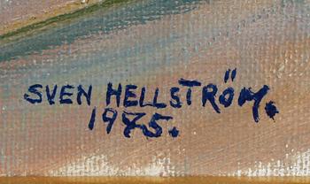 SVEN HELLSTRÖM, olja på duk, signerad och daterad 1975.