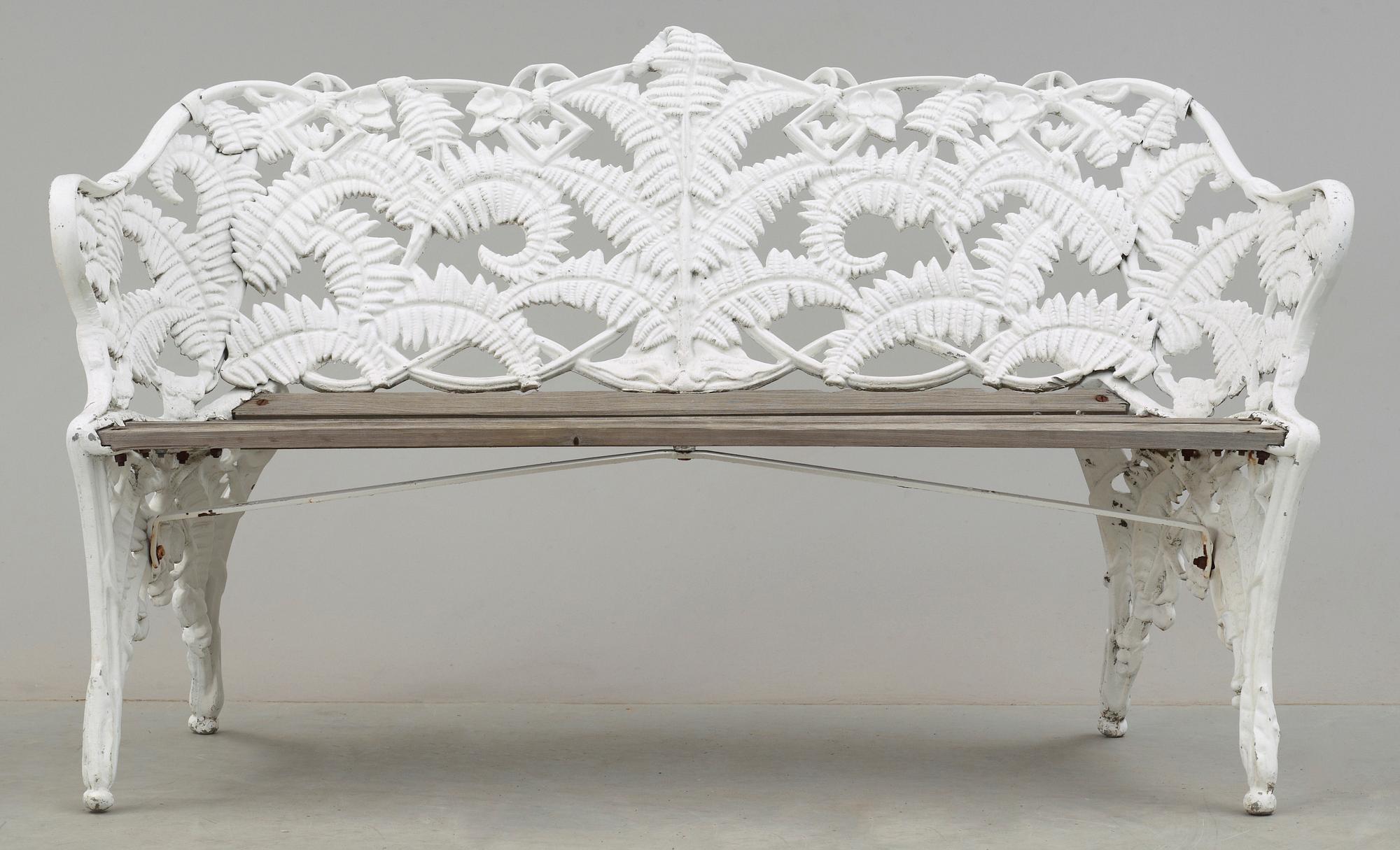 TRÄDGÅRDSGRUPP, 4 delar, gjutgods, 1900-talets andra hälft.